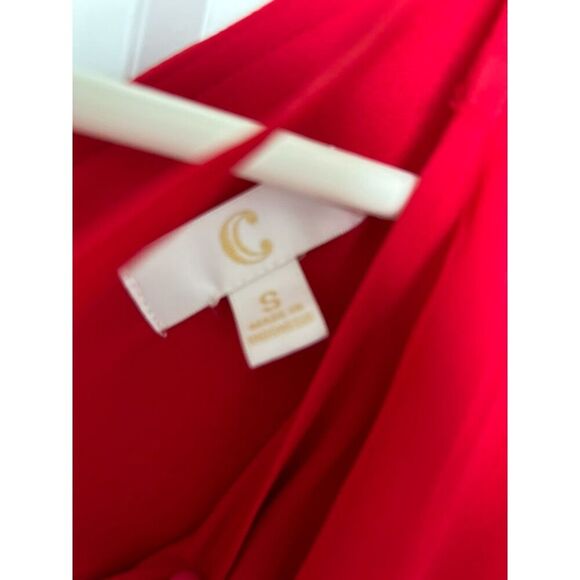 C Brand Tie Waist Flowy Rayon Dressy Romper Women's Size Small - Picture 3 of 8